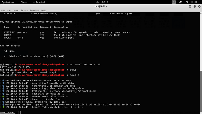Hacking Windows Server using EternalBlue Exploit