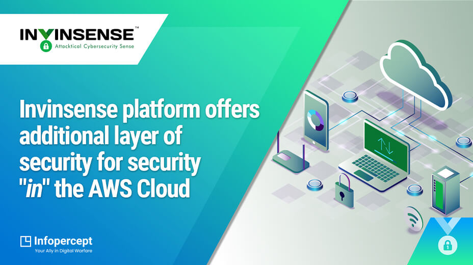 Invisense platform offers an additional layer of security for the work running in AWS Cloud