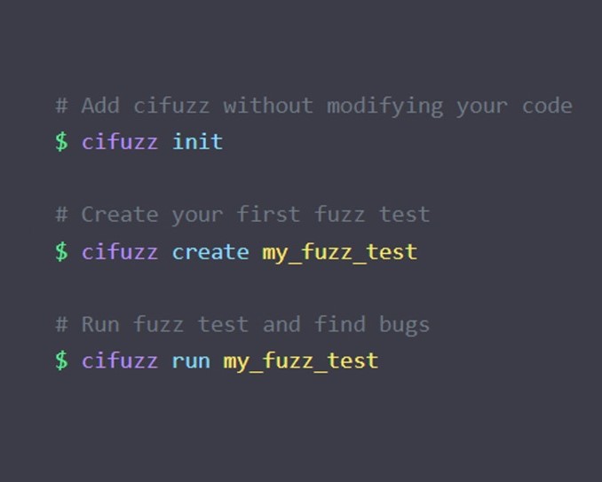 CI Fuzz CLI Open source tool simplifies fuzz testing for C++
